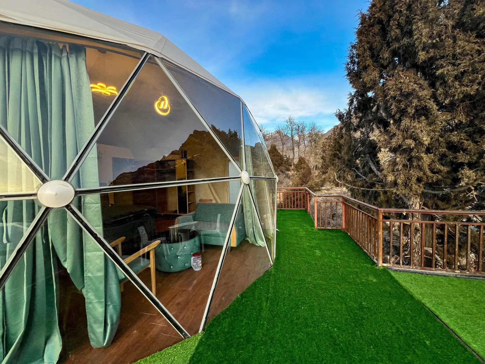 Scenic mountain view